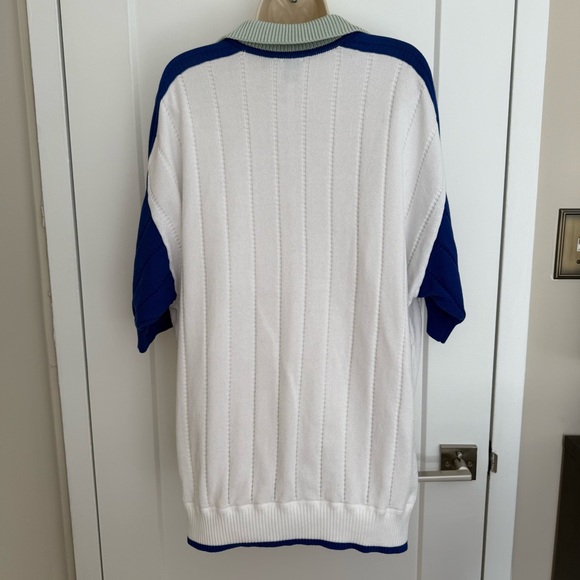 Anthropologie - Maeve - Collared Rugby V-neck Cotton Sweater - Picture 11 of 14